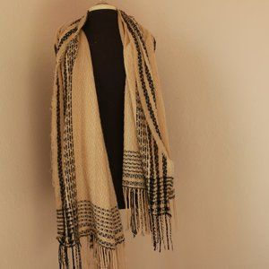Black & Tan Warm Scarf